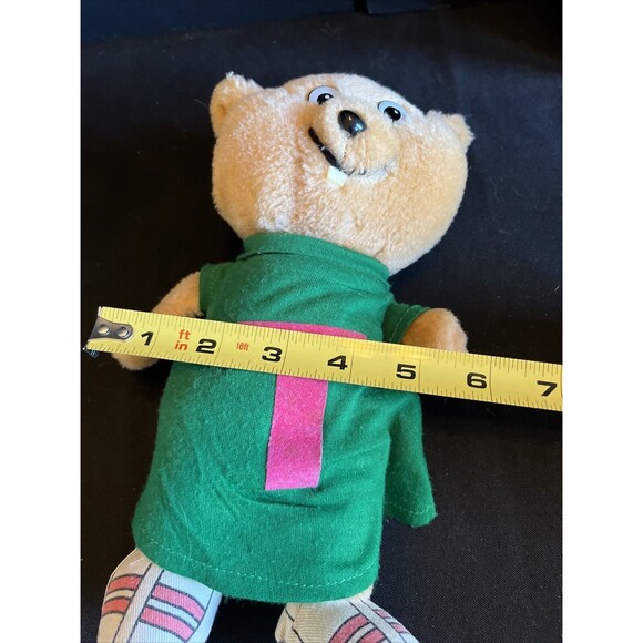 Vintage 1983 Alvin & The Chipmunks Theodore Plush Stuffed Animal CBS Toys 11” - Picture 8 of 9